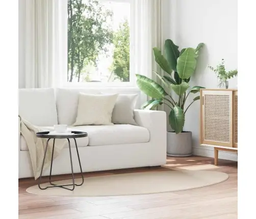 Paklājs Bēša 100 X 200 Cm Poliesters Vidaxl