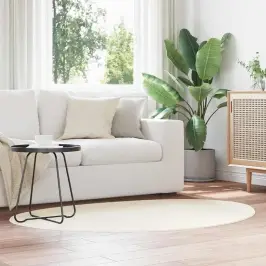 Teritorijas Paklāji Huarte Krēmkrāsa 100 X 200 Cm Poliesters Vidaxl