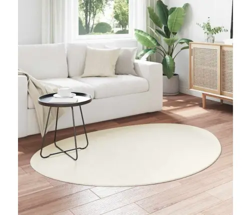 Paklājs Krēmkrāsa 100 X 200 Cm Poliesters Vidaxl