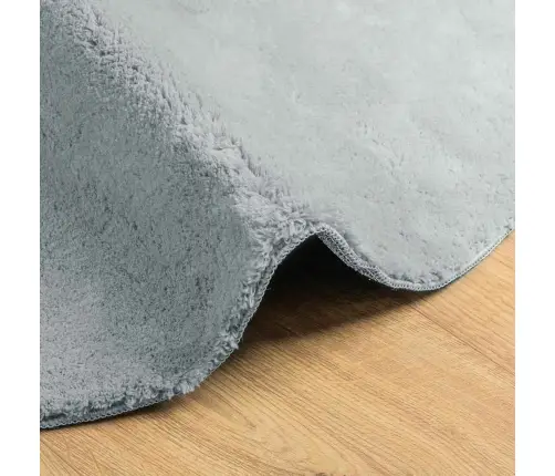 Paklājs Pelēka 80 X 150 Cm Poliesters Vidaxl