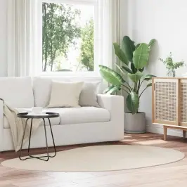 Teritorijas Paklāji Huarte Bēša 140 X 200 Cm Poliesters Vidaxl