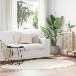 Teritorijas Paklāji Krēmkrāsa 140 X 200 Cm Poliesters Vidaxl