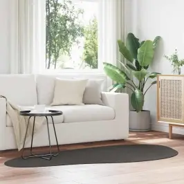 Paklājs Huarte Antracīts 100 X 200 Cm Poliesters Vidaxl
