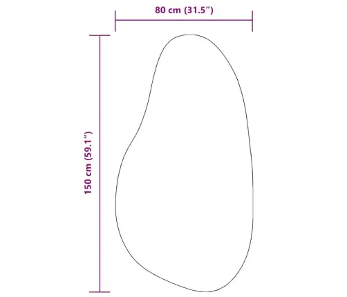 Teritorijas Paklāji Huarte Meža Zaļš 80 X 150 Cm Poliesters Vidaxl