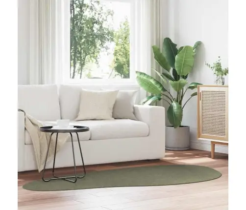 Paklājs Huarte Meža Zaļš 100 X 200 Cm Poliesters Vidaxl