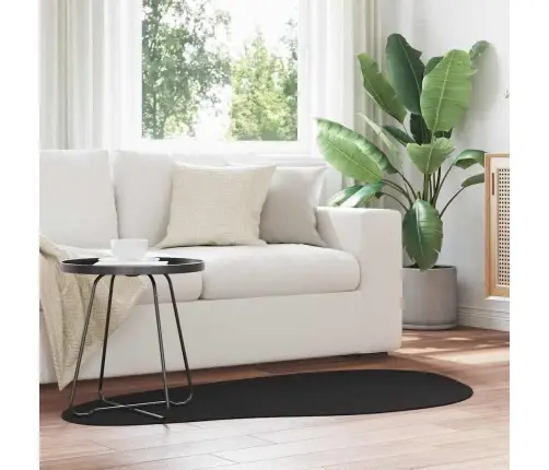 Teritorijas Paklāji Huarte Melna 80 X 150 Cm Poliesters Vidaxl