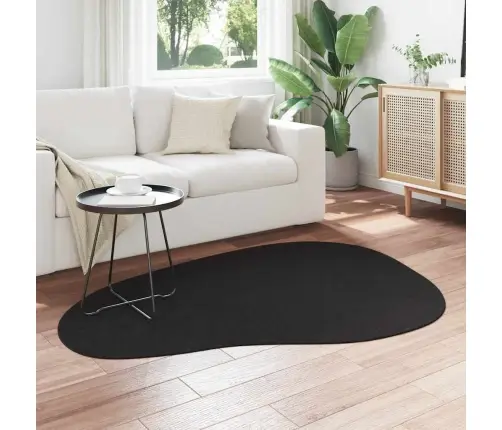 Paklājs Huarte Melna 120 X 170 Cm Poliesters Vidaxl