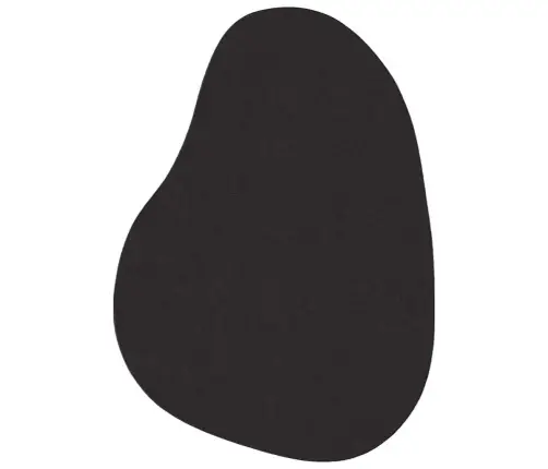 Kilimas Huarte Juoda 140 X 200 Cm Poliesteris