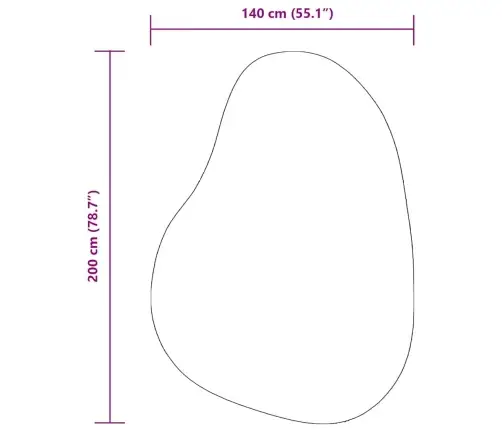 Kilimas Huarte Juoda 140 X 200 Cm Poliesteris