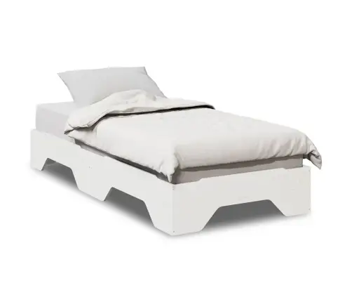 Voodiraam Ilma Madratsita Virnastatav, 90X190 cm Täispuit