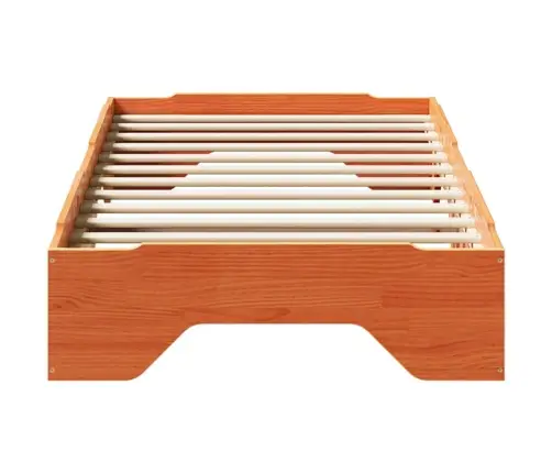 Gultas Rāmis Bez Matrača Saliekams, 75X190 Cm Masīvkoks Vidaxl