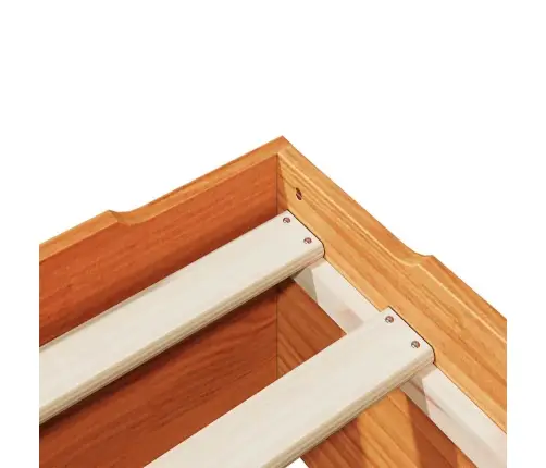 Gultas Rāmis Bez Matrača Saliekams, 75X190 Cm Masīvkoks Vidaxl