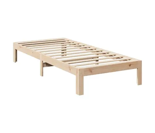 Gulta Bez Matrača, 90X200 Cm, Priedes Masīvkoks Vidaxl