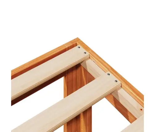 Voodiraam Ilma Madratsita, Vahapruun, 180 X 200 cm Männipuit