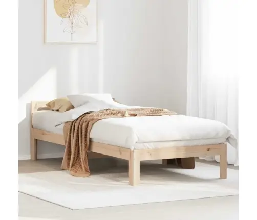 Lovos Rėmas Be Čiužinio, Balta, 80X200cm Pušis