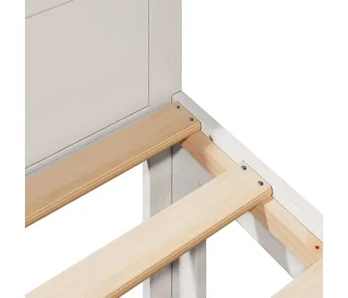 Lovos Rėmas Be Čiužinio, Baltas, 180X200cm Pušies Masyvas Lovos Rėmas Be Čiužinio, Baltas, 180X200cm Pušies Masyvas