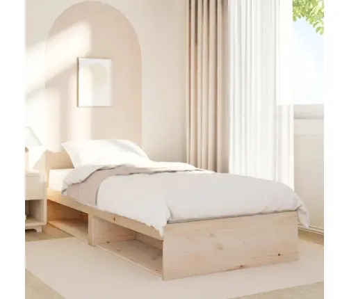 Gulta Bez Matrača, 90X200 Cm, Priedes Masīvkoks Vidaxl