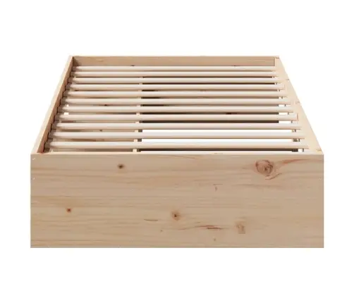 Gulta Bez Matrača, 90X200 Cm, Priedes Masīvkoks Vidaxl