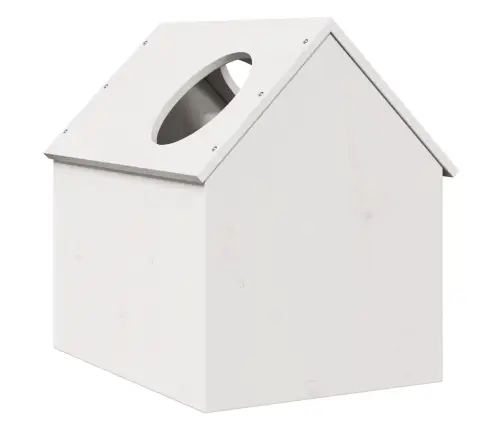 Cat House Balta 41X50X50 Cm Pušies Masyvo