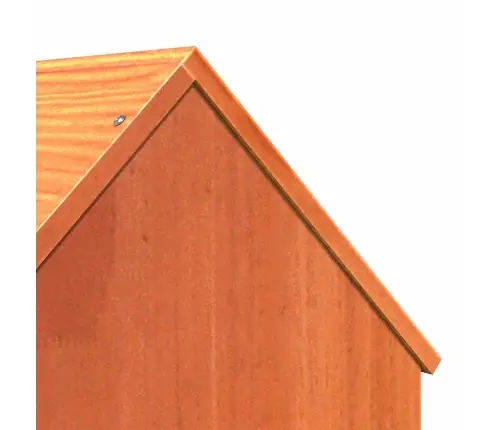 Kaķu Māja, Vaska Brūna, 41X50X50 Cm, Priedes Masīvkoks Vidaxl