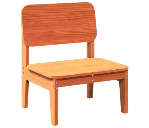 Dārza Krēsls, Vaska Brūns, 60X52,5X72 Cm, Priedes Masīvkoks Vidaxl