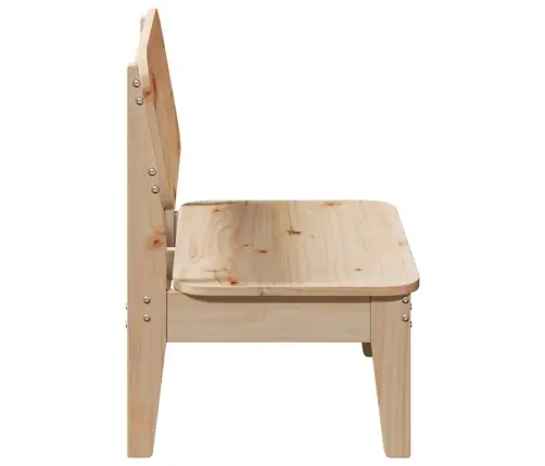 Sodo Kėdės 2 Vnt 60X52,5X72 Cm Pušies Masyvo