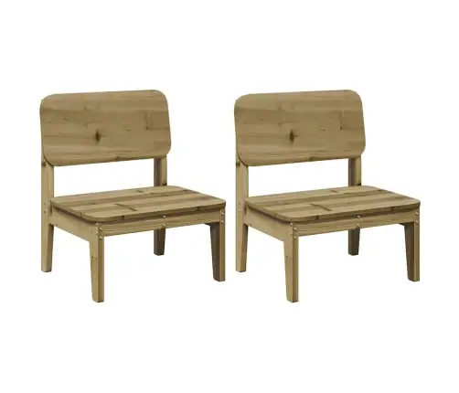 Aiatoolid 2 Tk, 60X52,5X72 cm Immutatud Männipuit