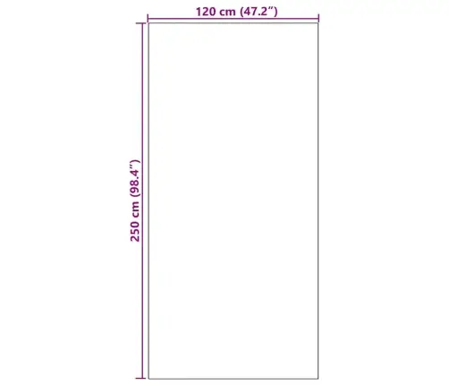 Durų Kilimėlis Kita Juoda 120 X 250 Cm Poliamidas Ir Pvc