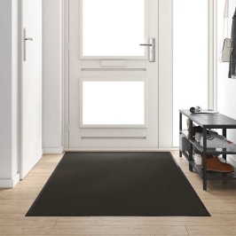 Durvju Paklājs Cits Melna 120 X 300 Cm Poliamīds Un Pvc Vidaxl