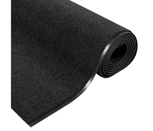 Mazgājamais Durvju Paklājs Melns 120X350 Cm Vidaxl