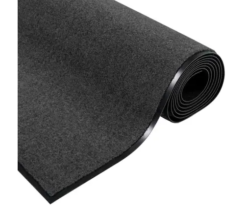 Durvju Paklājs, Ko Var Mazgāt, Antracīta Krāsā, 120X250 Cm Vidaxl