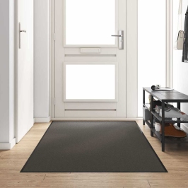 Durvju Paklājs Antracīts Un Melns 120 X 250 Cm Poliamīds Un Pvc Vidaxl