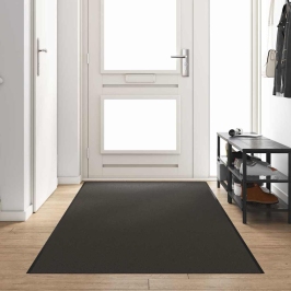 Durvju Paklājs Antracīts Un Melns 120 X 400 Cm Poliamīds Un Pvc Vidaxl