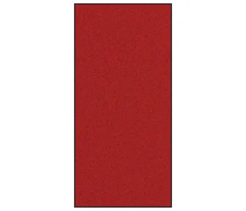 Durų Kilimėlis Raudona Ir Juoda 120 X 250 Cm Poliamidas Ir Pvc