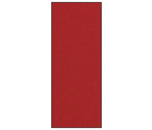 Durų Kilimėlis Raudona Ir Juoda 120 X 300 Cm Poliamidas Ir Pvc