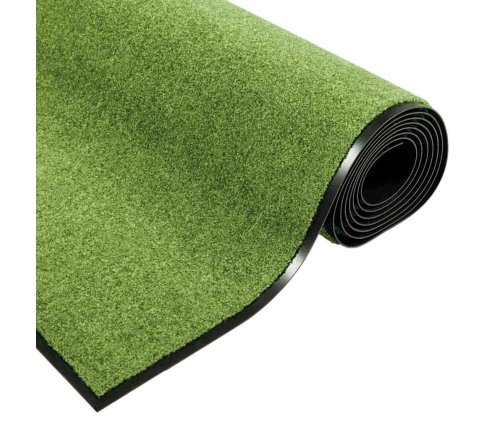 Durų Kilimėlis Žalia Ir Juoda 120 X 300 Cm Poliamidas Ir Pvc