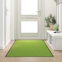 Durvju Paklājs Cits Zaļš Un Melns 120 X 300 Cm Poliamīds Un Pvc Vidaxl