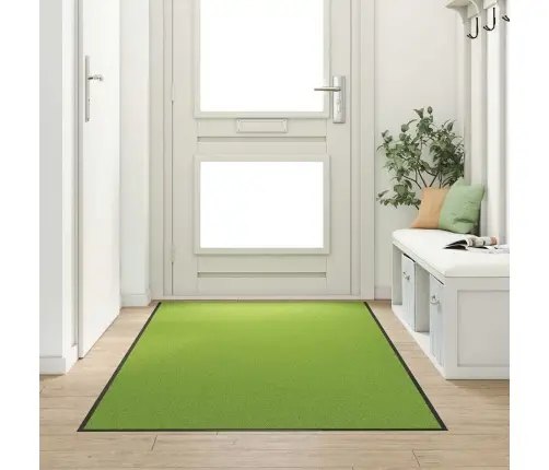 Durų Kilimėlis Žalia Ir Juoda 120 X 300 Cm Poliamidas Ir Pvc
