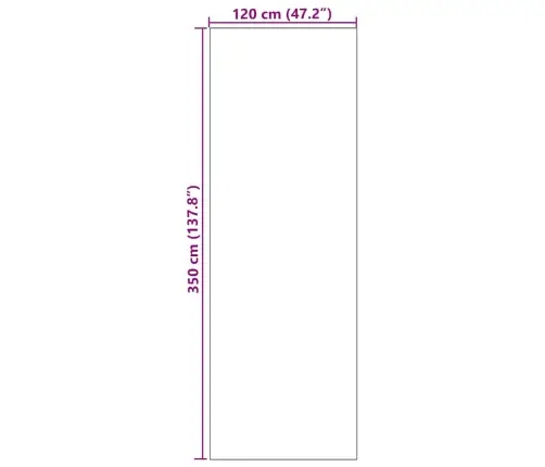 Uksematt Muu Roheline Ja Must 120 X 350 Cm Polüamiid Ja Pvc