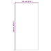 Durų Kilimėlis Ruda Ir Juoda 120 X 250 Cm Poliamidas Ir Pvc