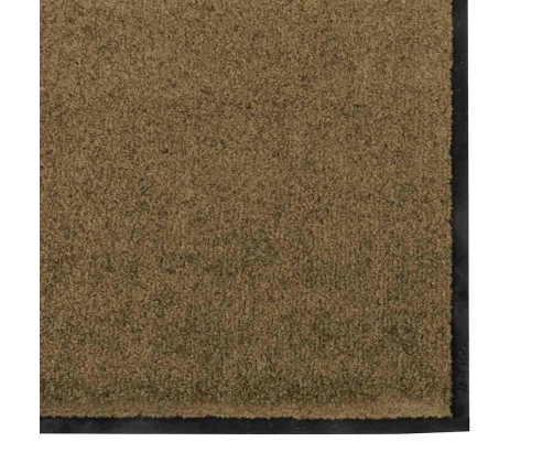 Durvju Paklājs Mazgājams Brūns 120X300 Cm Vidaxl