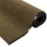 Durų Kilimėlis Ruda Ir Juoda 120 X 350 Cm Poliamidas Ir Pvc