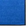 Mazgājamais Durvju Paklājs Zils 120X300 Cm Vidaxl