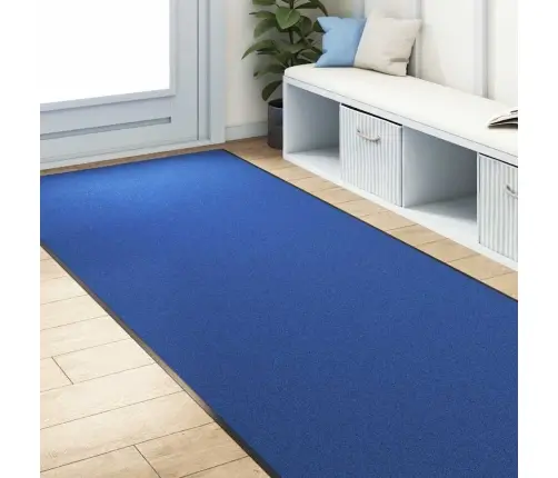 Uksematt Muu Sinine Ja Must 120 X 350 Cm Polüamiid Ja Pvc