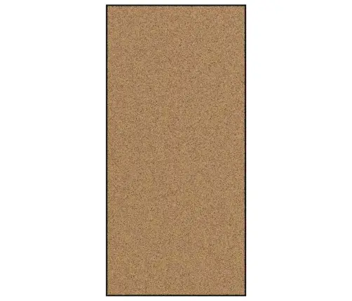 Durvju Paklājs Mazgājamais Krēmkrāsas 120X250 Cm Vidaxl