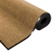 Uksematt Muu Kreemja Ja Must 120 X 300 Cm Polüamiid Ja Pvc