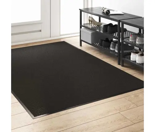 Durų Kilimėlis Juoda 120 X 180 Cm Polipropilenas Ir Vinilas
