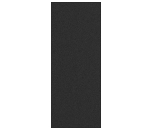 Melns Taisnstūru Durvju Paklājs 120X300 Cm Vidaxl