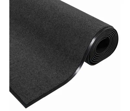 Durvju Paklājs Taisnstūris Antracīts 90X150 Cm Vidaxl