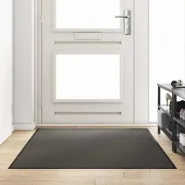 Durvju Paklājs Cits Antracīts Un Melns 120 X 180 Cm Vidaxl